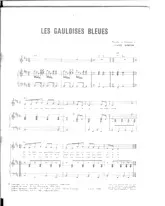 télécharger la partition d'accordéon LES GAULOISES BLEUES  au format PDF