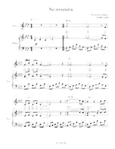 descargar la partitura para acordeón Ne reviendra en formato PDF