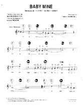 download the accordion score Baby mine Berceuse de  in PDF format
