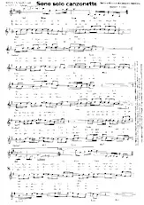 download the accordion score SONO SOLO CANZONETTE in PDF format