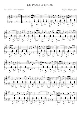 download the accordion score LE PASO A DEDE in PDF format