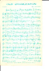 télécharger la partition d'accordéon Old charleston au format PDF