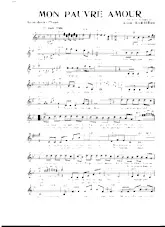 download the accordion score Mon pauvre amour in PDF format