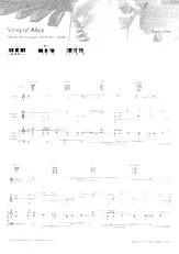 télécharger la partition d'accordéon Song of Alice au format PDF