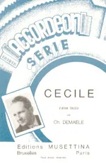 download the accordion score CÉCILE in PDF format