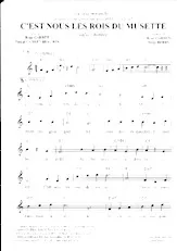 descargar la partitura para acordeón C'est nous les rois du musette en formato PDF