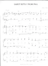 scarica la spartito per fisarmonica Sweet Betsy from Pike in formato PDF