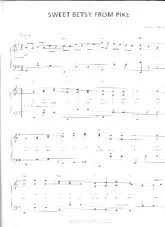 descargar la partitura para acordeón Sweet Betsy from Pike en formato PDF