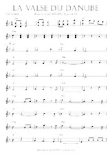download the accordion score LA VALSE DU DANUBE in PDF format