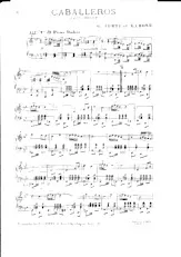 download the accordion score Caballeros in PDF format