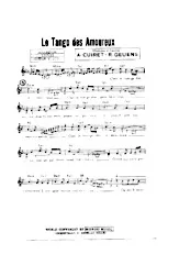 télécharger la partition d'accordéon LE TANGO DES AMOUREUX au format PDF