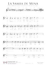 download the accordion score LA SAMBA DE MINA in PDF format