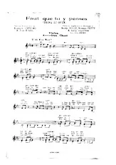 download the accordion score FAUT QUE TU Y PENSES in PDF format
