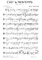 scarica la spartito per fisarmonica C'est le printemps in formato PDF