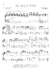 descargar la partitura para acordeón The song is ended en formato PDF