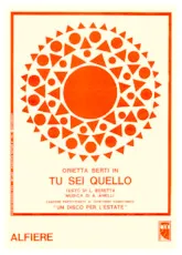 download the accordion score Tu sei quello in PDF format