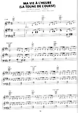 download the accordion score Ma vie à l'heure (La toune de l'ouest) in PDF format