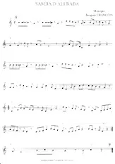 descargar la partitura para acordeón Samba d'Ali Baba en formato PDF