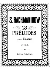 télécharger la partition d'accordéon 13 Preludes op.32 / Complet /  Edition A. Gutheil/ au format PDF