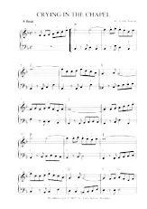 télécharger la partition d'accordéon CRYING IN THE CHAPEL au format PDF