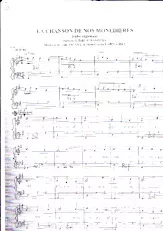 descargar la partitura para acordeón La chanson de nos Monédières en formato PDF