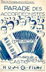 télécharger la partition d'accordéon Parade des accordéonistes au format PDF