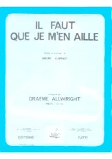 télécharger la partition d'accordéon Il faut que je m'en aille (les retrouvailles) au format PDF