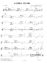 download the accordion score Samba flor in PDF format