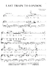 descargar la partitura para acordeón Last train to london en formato PDF