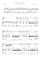 scarica la spartito per fisarmonica My year is a day (dans la ville endormie) New transcribe in formato PDF
