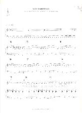 download the accordion score Les sardines in PDF format