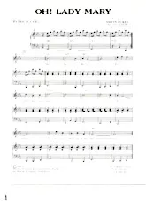 descargar la partitura para acordeón Oh ! Lady Mary en formato PDF