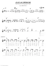 descargar la partitura para acordeón JOJO LA CYRRHOSE  (Java chantée) en formato PDF