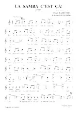 descargar la partitura para acordeón La samba c'est ça en formato PDF