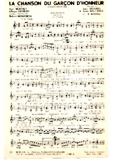 télécharger la partition d'accordéon LA CHANSON DU GARCON D'HONNEUR au format PDF