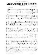 descargar la partitura para acordeón Sans Chemise Sans Pantalon en formato PDF