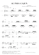 descargar la partitura para acordeón Au Pays Cajun en formato PDF