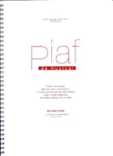 scarica la spartito per fisarmonica Piaf De musical / Piaf Vocalscor / Piano vocal in formato PDF