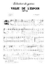 scarica la spartito per fisarmonica VALSE DE L'ESPOIR N° 3 in formato PDF