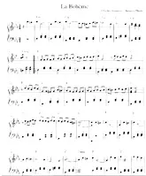 descargar la partitura para acordeón la bohème en formato PDF