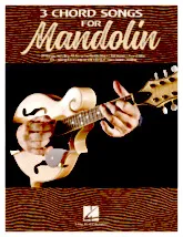scarica la spartito per fisarmonica 3 chord songs for Mandolin - 27 songs in formato PDF