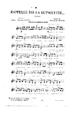 download the accordion score RAPPELLE -TOI LA GUINGUETTE in PDF format