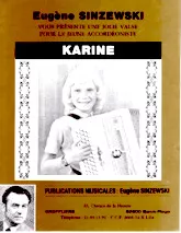 download the accordion score Karine in PDF format