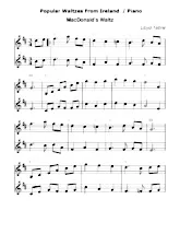 télécharger la partition d'accordéon Popular Waltzes From Ireland  au format PDF