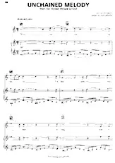 descargar la partitura para acordeón Unchained melody en formato PDF