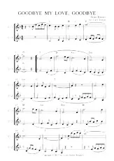 télécharger la partition d'accordéon GOODBYE MY LOVE GOODBYE au format PDF