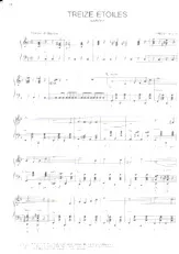 descargar la partitura para acordeón Treize étoiles en formato PDF