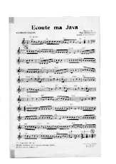 télécharger la partition d'accordéon ECOUTE MA JAVA au format PDF