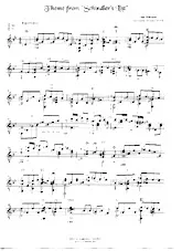 télécharger la partition d'accordéon Schindlers List Theme (Theme From  Schindler's List (Guitar) au format PDF