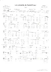 descargar la partitura para acordeón LES AMANTS DE SAINT FLOUR en formato PDF